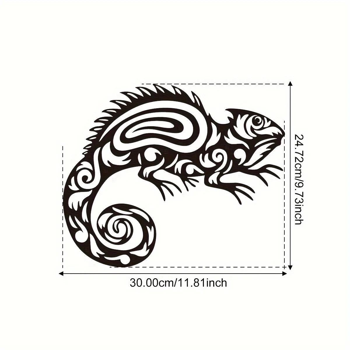 

Выдолбленные избранные поделки из ящерицы, стильный декор для гостиной, спальни, идеально подходит для украшения стен на открытом воздухе светло-серый