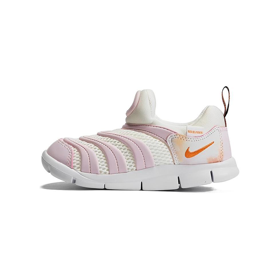 

Nike Dynamo Free SE TD Slip Resistant Anti Kick Low Top Baby & Toddler Shoes Pink White Infant And Toddler 26