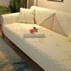 Sofa Cushion Four Seasons Universal Non-Slip Fabric Pure Cotton Simple Modern Seat Cushion Cotton Solid Wood Sofa Cover Towel Cover Cloth