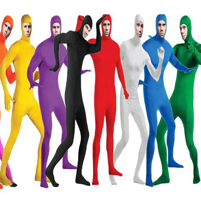 Full Body Tights Face Full Body Coverage Cosplay Full Body Full Body Costume Costume for Kids and Large Back Zipper Cosplay Costume [Yi-gog] Cosplay,