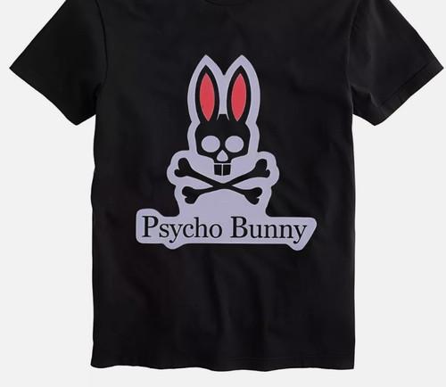 

Psycho Bunny Чоловіча Унісекс Чорна Сорочка Всі Розміри Унісекс Футболка M
