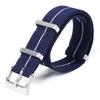 18/20/22mm Elastic Woven Nylon Watch Strap Universal Wristband Breathable Comfortable Watchband for Omega for Seiko for IWC