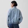 GAP Women's 2026 Spring Loose Fit Washed Cotton Denim Jacket