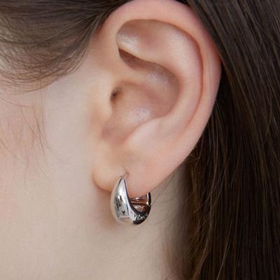 By Hyeres Luna Pebble One Touch Earrings M (2 Colors) BH6E45621_2