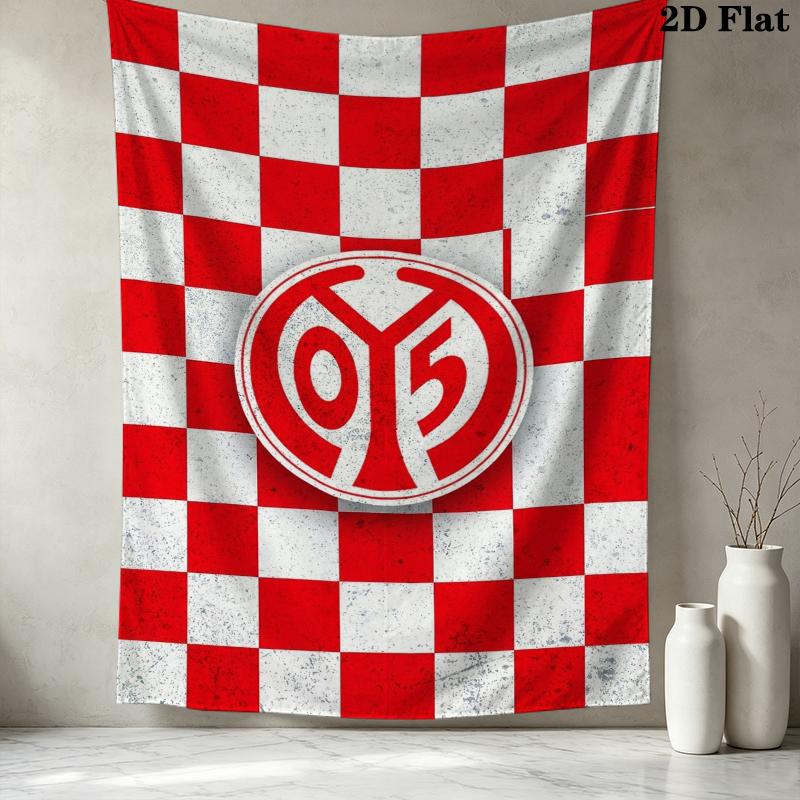 FSV Mainz 05 Wall Tapestry Aesthetic Wall Hanging Printed Fabric Blanket Decorative Tapestries for Bedroom Living Room Home Decor