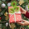 Red Glitter Balls Christmas Branch Decorations 17 Inch Artificial Branche Xmas Scene Decoration Reusable