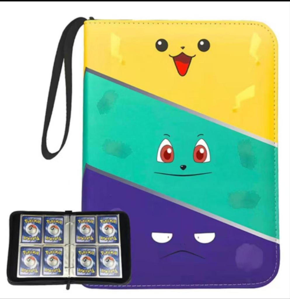 Pokémon Card Collection Book: 4-Grid & 9-Grid PU Game Album