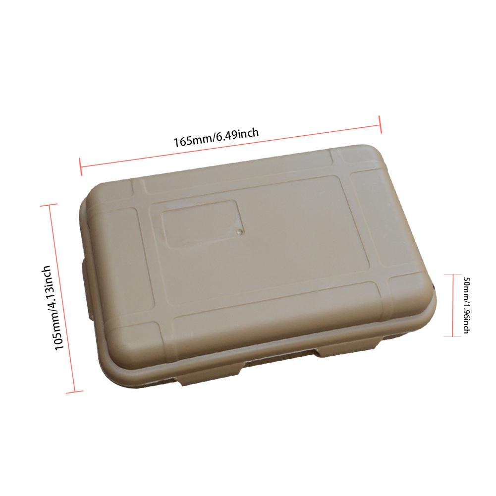 Outdoor Survival Box Container Portable Travel Storage Box Waterproof Shockproof Dustproof Outdoor Camping Supplies