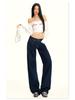 2025 American Retro Low-Waisted Wide-Leg Jeans for Autumn/Winter