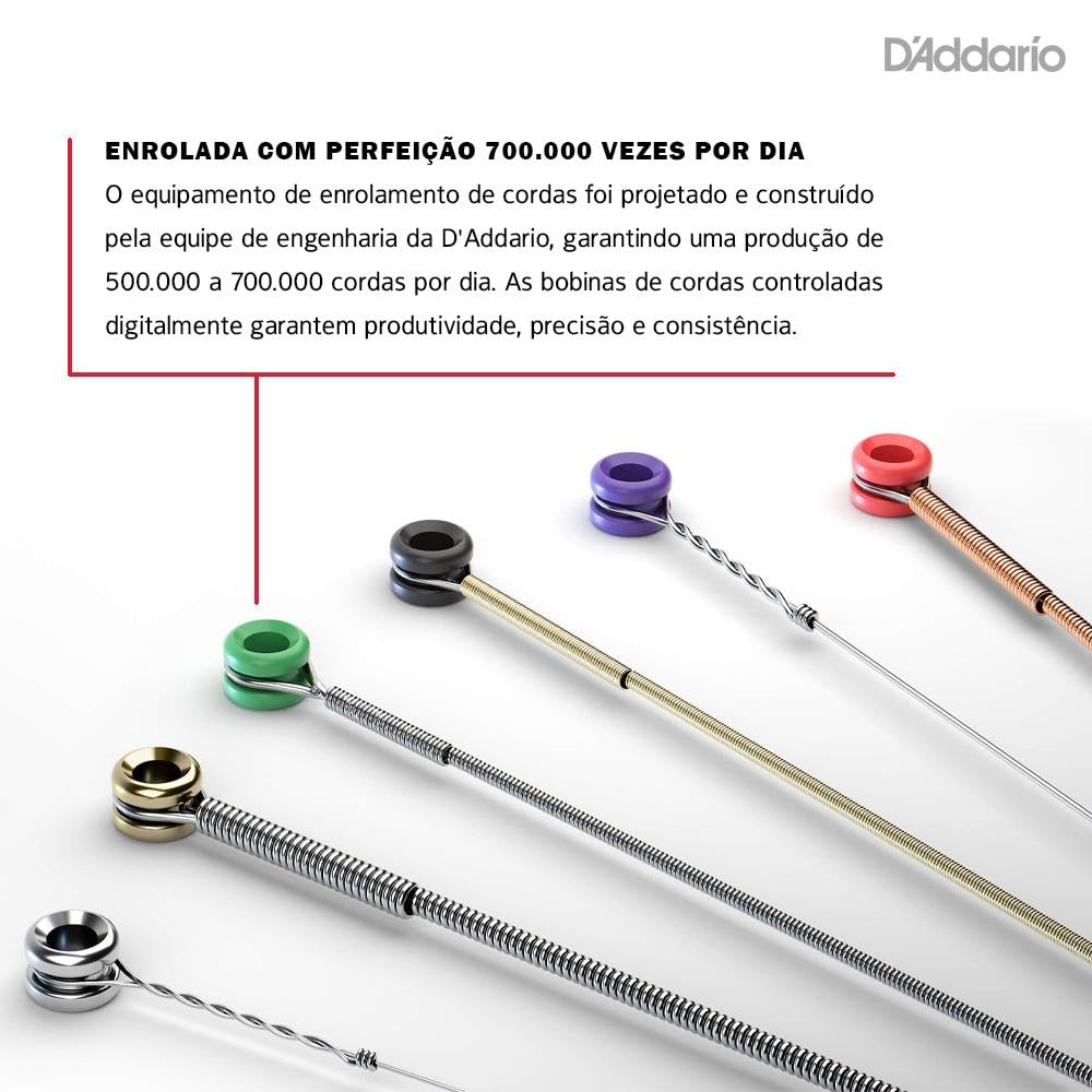 Phosphor Bronze Light Acoustic Guitar EJ38 D'Addario Strings, 12-String, .010-.047,