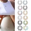 2Pcs 316L Stainless Steel Adjustable Nipple Ring for Women Nipple Shield Clip On Nipple Rings Fake Nipple Piercing Jewelry