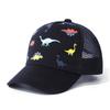 New Kids Baseball Cap Cartoon Dinosaur Summer Boys Girls Caps Sun Protection Casual Hat Mesh Breathable Children Accessories