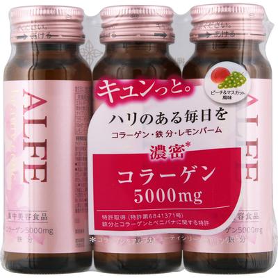Alfe Beauty Conque [Drink] W 50mL X 3 Collagen Beautiful Skin Collagen