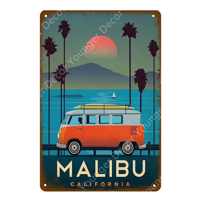 Amerikanischer Oldtimer Truck Vintage Poster Metallschilder Blechplakette Für Pub Bar Club Garage Heimdekor Wandkunst Malerei YJ123
