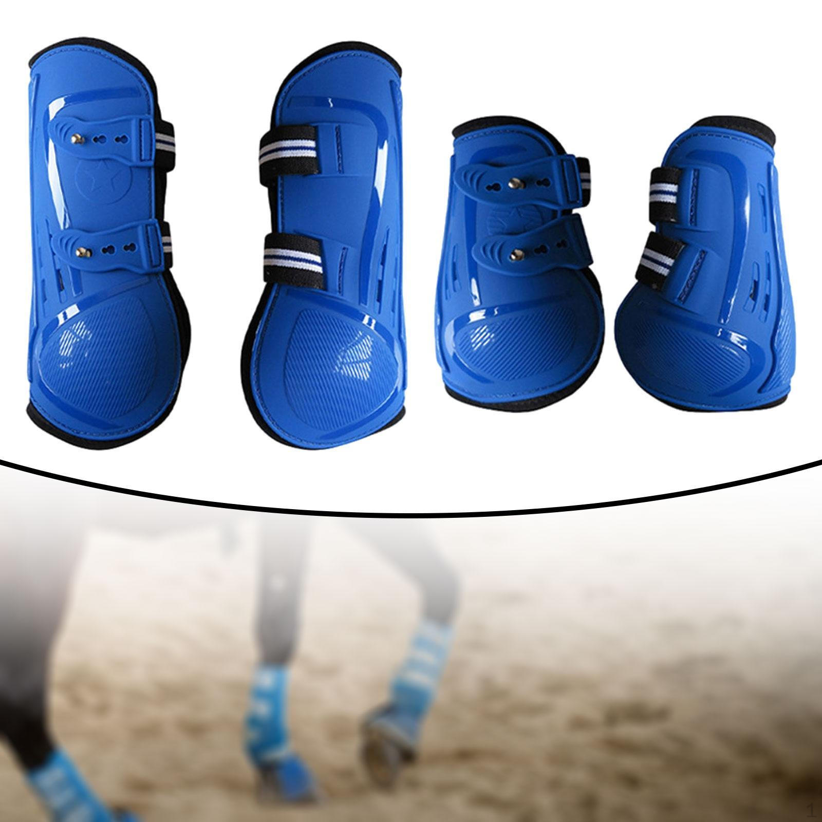 

4 шт., конские сапоги, защитные дышащие противоударные защитные обертывания для ног, защита сухожилий