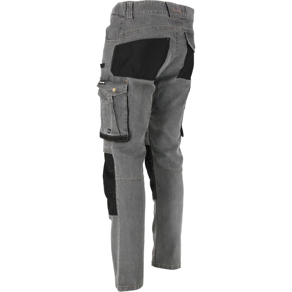 Gray Stretch Jeans With Reinforcement, "3Xl", Ce, Lahti