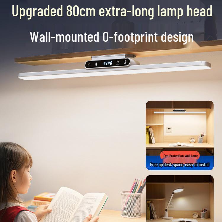 Wall-Mounted Full Spectrum Eye-Protection Desk Lamp for Dormitory and Study
