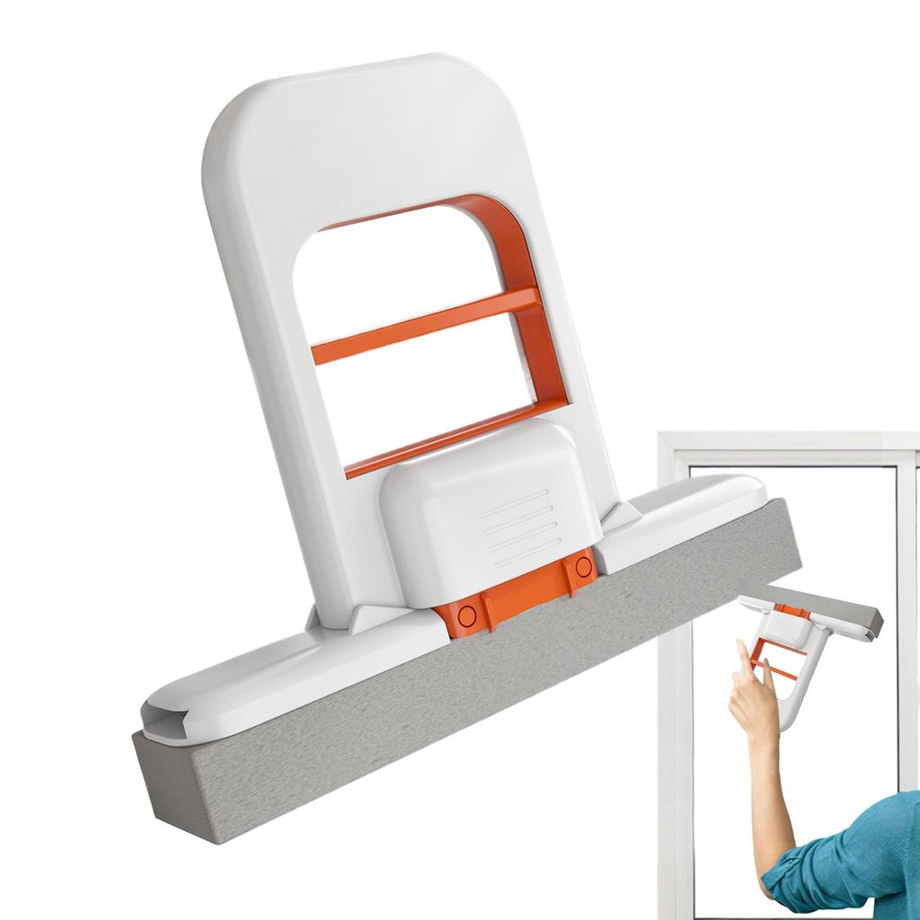 Mini Sponge Mop Mini Portable Super Absorbent Mop Window Cleaner Self Squeeze Small Narrow Space Mop for Desktop Floor