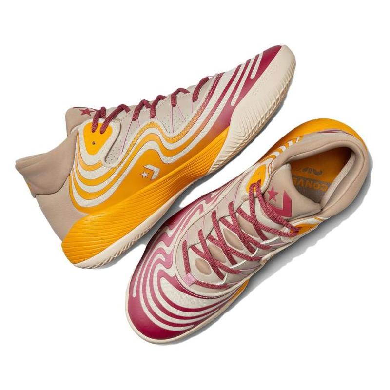 Shai Gilgeous-Alexander X Converse All Star BB Shift CX Fashionable and Versatile Breathable Unisex Red Brown Yellow