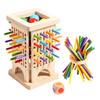 Wooden Stick Balance Game for 3 to 6 Years Old Brain Thinking and Concentration Training Double Battle Children's Educational Toy