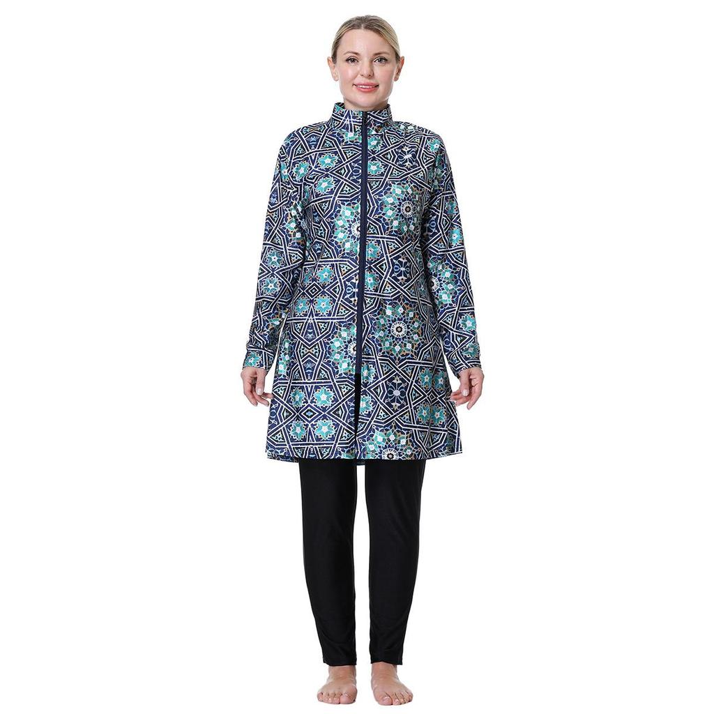 Oversized Plus Size Women's Modest Swimsuit, H1024