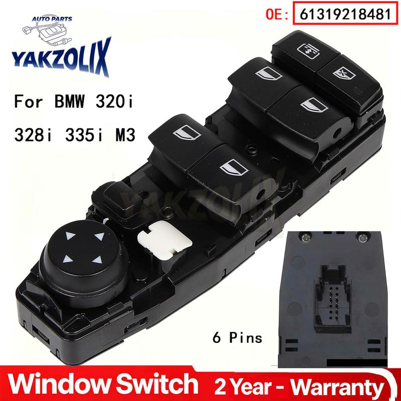 Left Hand Driver Power Window Door Master Switch Button For BMW 320i 328i 335i M3 2011 2012 2013 2014 2015 2016 2017 61319218481