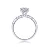S925 Silver Ring Moissanite High Set 2 Carat Ring Panyu