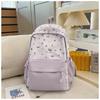 New Highvalue Japanese Fresh and Sweet Literary and Cute Cartoon Backpack Junior High School Students Lightweight Travel Backpack