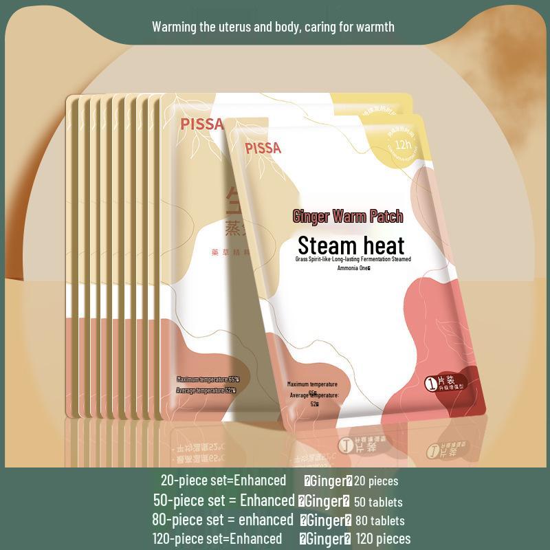 10-Pack Warm Baby Stickers for Menstrual Relief with Mugwort and Motherwort