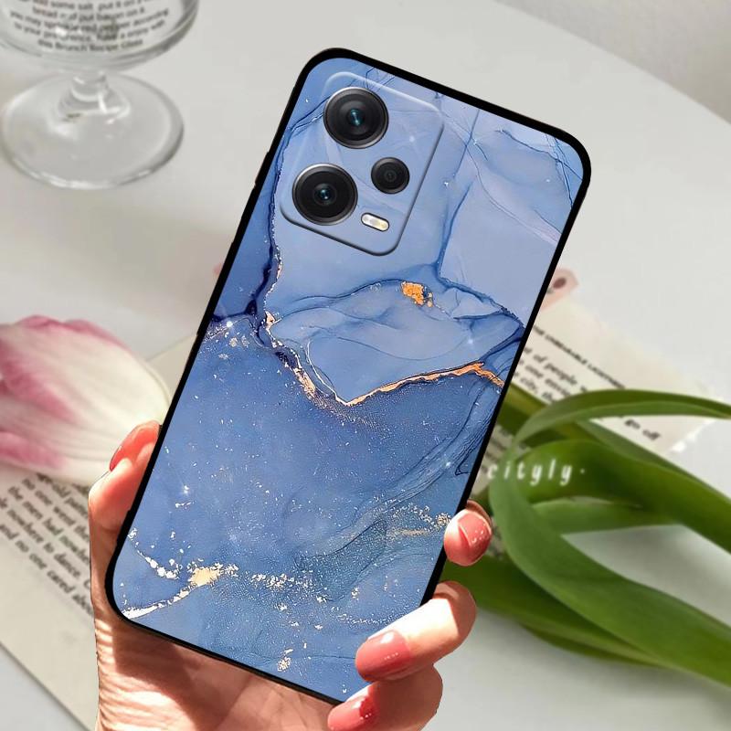 Pro pouzdro Redmi Note 12 Pro 5G Kryty Note12 Silikonové černé TPU Zvířata Kryt pro Xiaomi Redmi Note 12 Pro+ 5G Plus Fundas Měkké