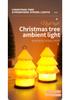 Rechargeable Christmas Tree Silicone Night Light with 10m String Light Storage, Colorful Atmosphere, Perfect for Outdoor Camping