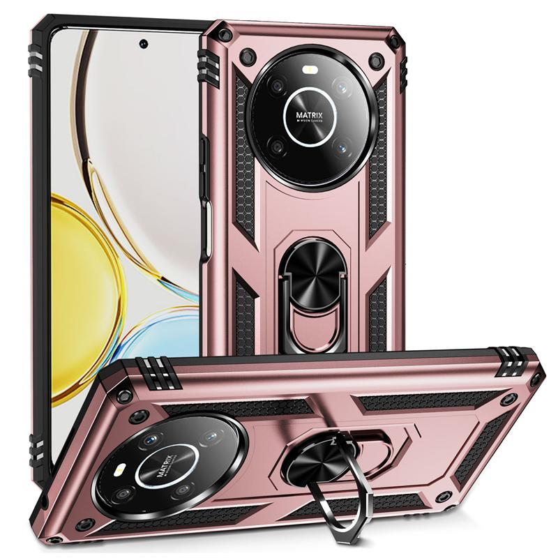 Pouzdro/pouzdro pro Honor X9 X 9 4G s magnetickým kovovým kroužkem do auta a držákem na telefon pro Honor X9 4G Honor X9 4G quot; Nárazuvzdorný pancéřový zadní kryt