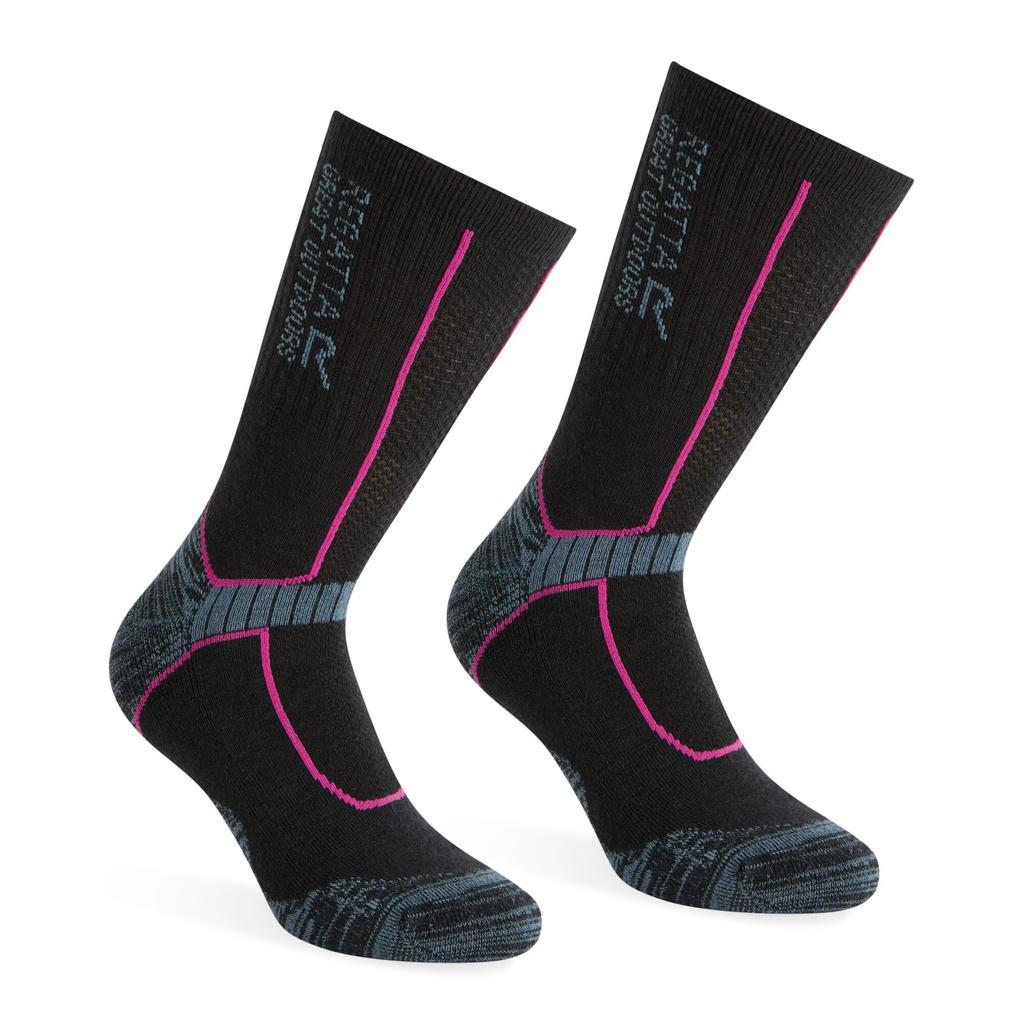 Regatta Womens/Ladies Merino Wool Hiking Crew Socks