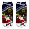 Casual Work Business Socks 3D Christmas Santa Elk Printing Medium Sports Socks