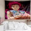 Kurokos Basketball Wandteppich für Schlafzimmer Ästhetik Klassenzimmer Wandbehänge für Wohnzimmer Studentenwohnheim Büro, Ideales Kreatives Geschenk