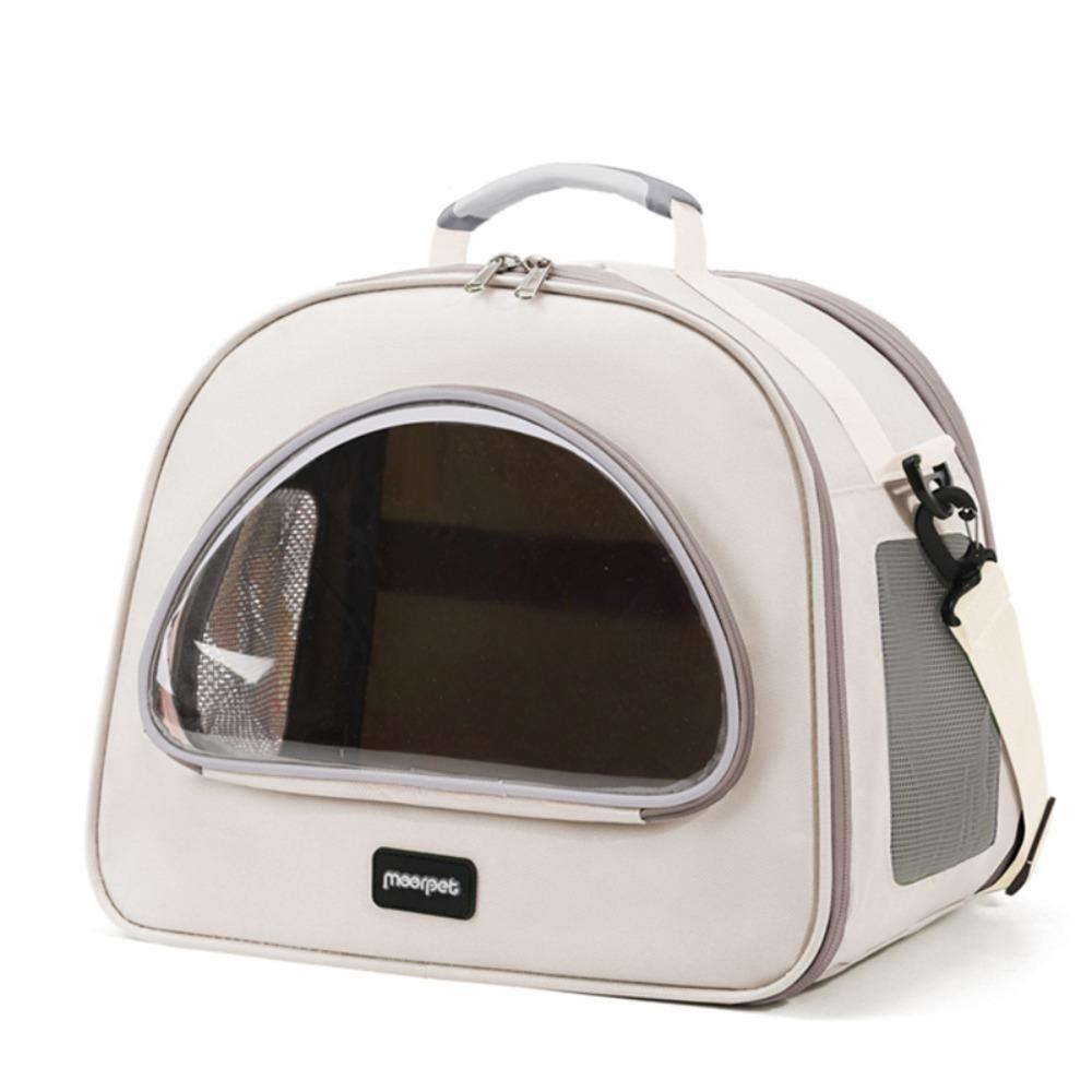 

Portable Cat Carrier Bag Breathable Cat Outdoor Handbag Pet Slings Bag Pet Cat Backpack Travel серый