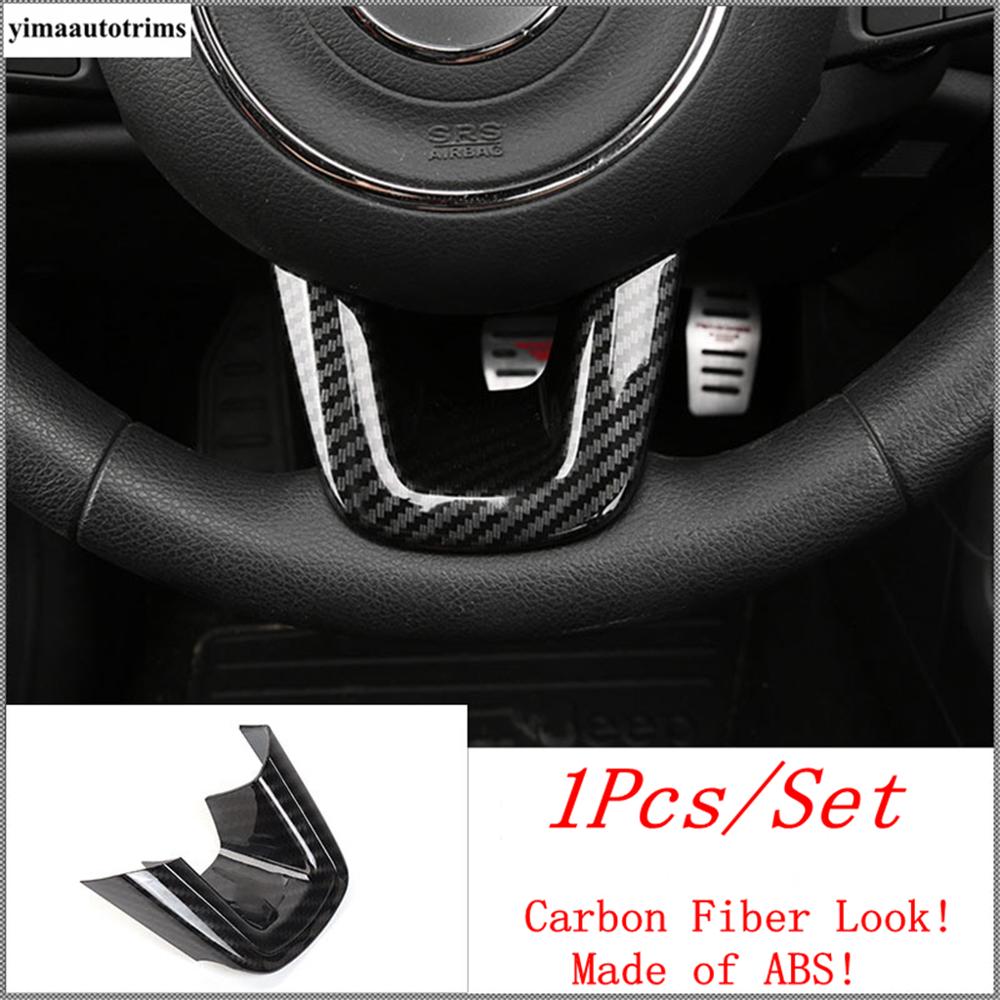 Door Speaker Air AC Handle Bowl Head Lamp Window Lift Cover Trim For Jeep Renegade 2015 - Carbon Fiber Interior Accessories