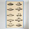 Vintage Retro-Futuristic UFOs Tin Sign 8 Styles Sci-Fi Art Metal Plaque Wall Decor for Home Bar Man Cave Café Office Art Collect