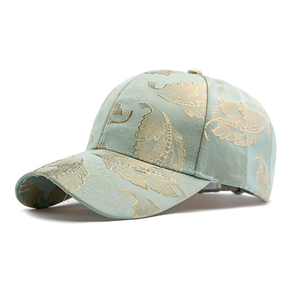 Ethnic Jacquard Cap Women s Cap Outdoor Baseball Cap зелёный