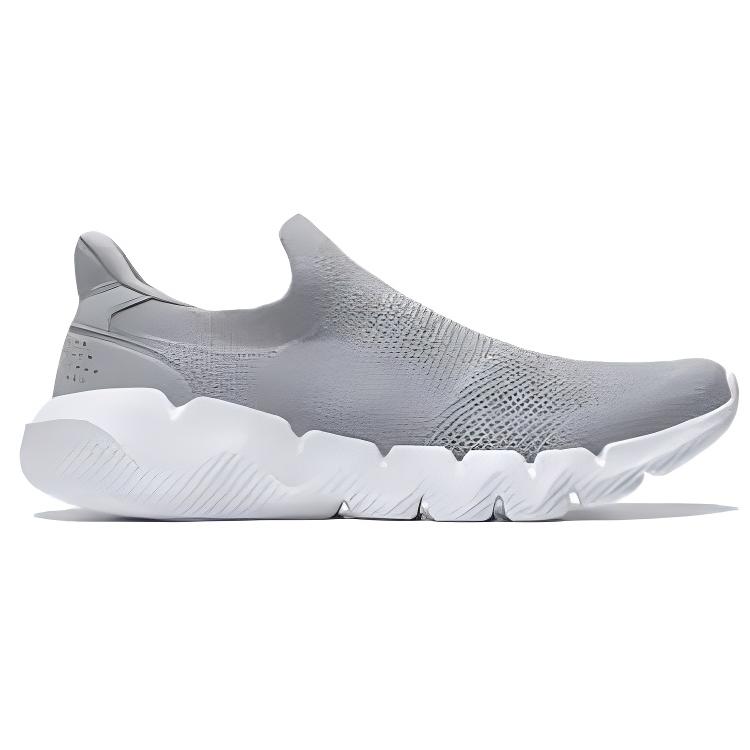 Li-Ning Comfortable Versatile Wear-Resistant Rebound Low-Top Casual Shoes Men Sneakers Ultimate-Gray AGCU257-2
