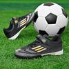 Children's Velcro Anti-Slip Turf Football Shoes for Boys and Girls - Wear-Resistant Competition Training Shoes