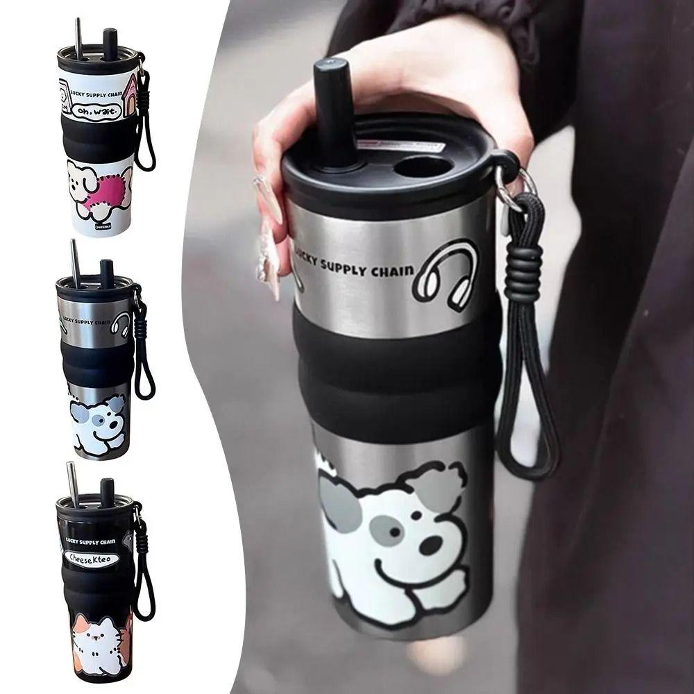 700ML Insulated Cup Stainless Steel Travel Thermal Cup Creative Insulated Water Cup  Gift