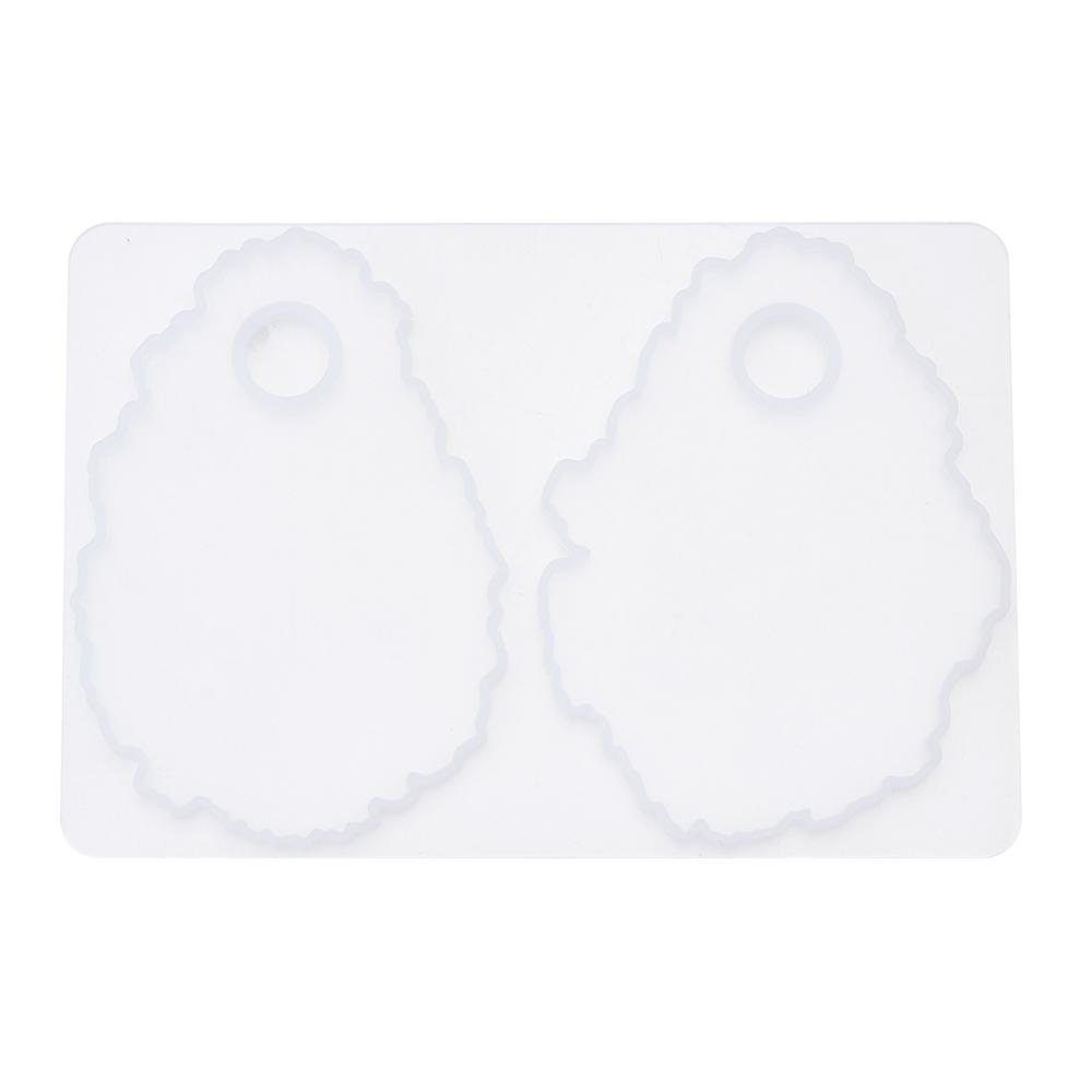 Irregular Epoxy Crystal Cosmetic Tool Casting Mold Makeup Palette Resin Molds Tray Silicone Mould