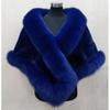 Imitation Fur Shawl Women's Autumn and Winter Imitation Mink Hair Fox Fur Collar Dress Cheongsam Cape Short Coat Tide