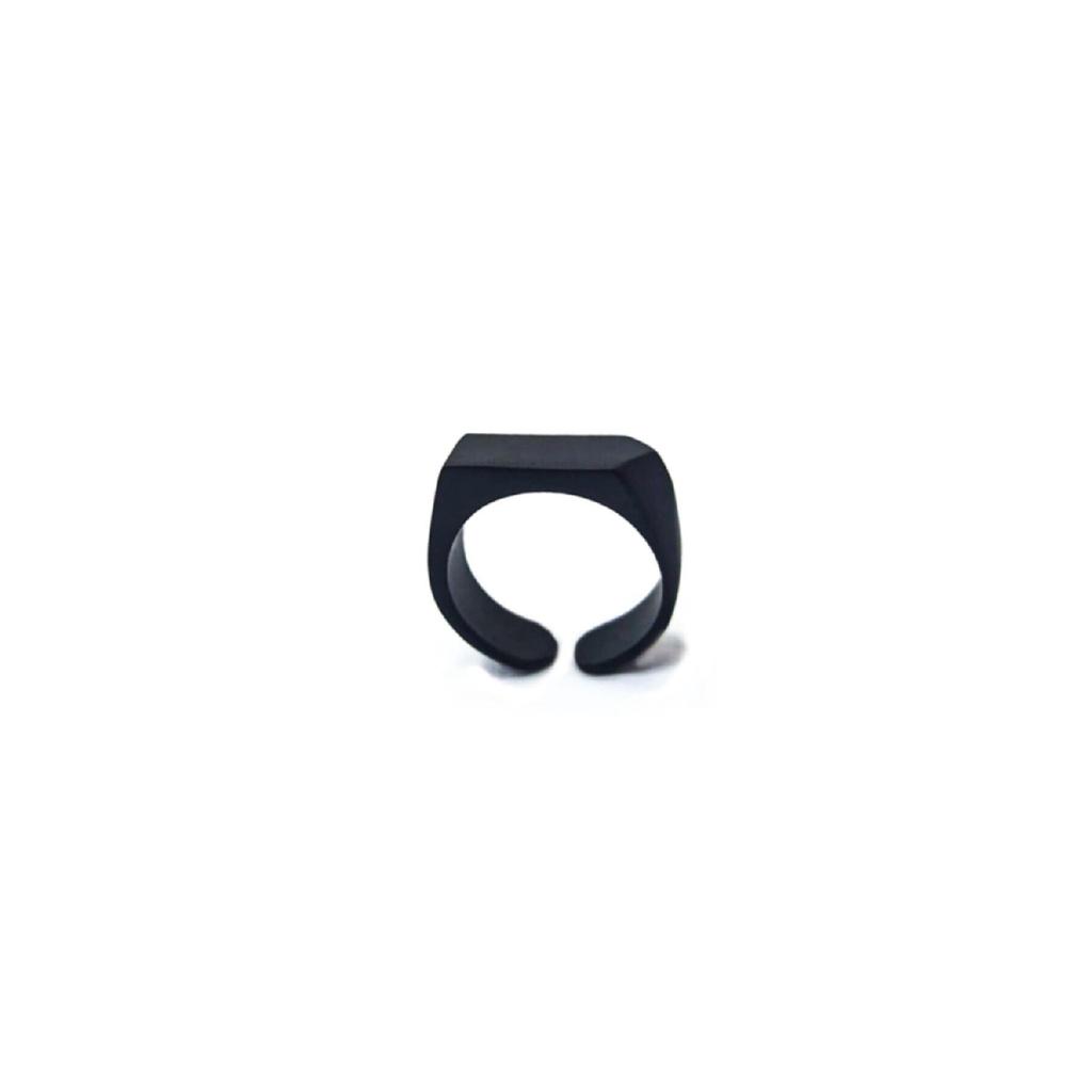 Silver Plated Triangle Model Adjustable Men's Ring