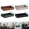 Valet Tray for Keys Wallets Bedside Decor Desk Organizer with Handles Desktop Storage Vanity