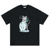 Cotton Tshirt For Men And Women Luxury Brand Kitty Pattern T-shirt Short Sleeve Men's Unisex Summer Men's T-Shirt