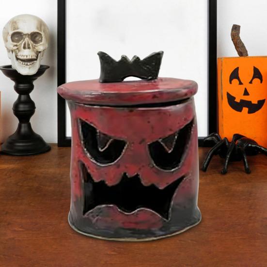 Halloween Ghost Night Light Spooky Ghost Centerpiece Light-up Hollow Ghost Decoration for Festive Party Mantels Shelves Decor