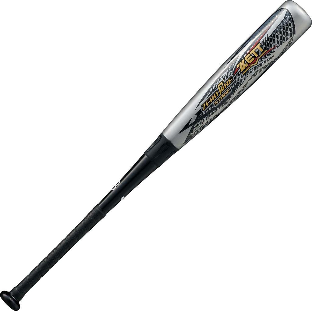 ZETT Zero One Stage Jugend Baseball FRP 550g Durchschnitt Silber BCT70678 Schläger, (Kohle), 78cm, Gewicht, (1300),