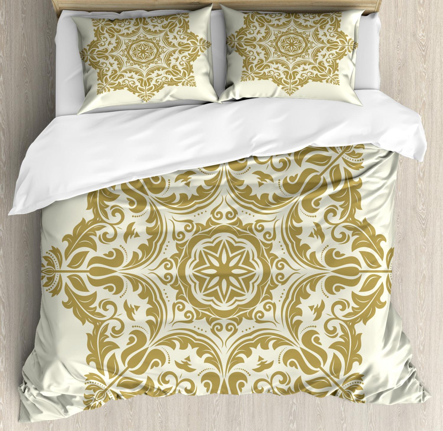 

Bohemian 2/3Pcs Boho Mandala Bedding Set Twin Queen King Size Comforter Duvet Quilt Cover And Pillowcase Soft Bedclothes EU single(135x200cm)